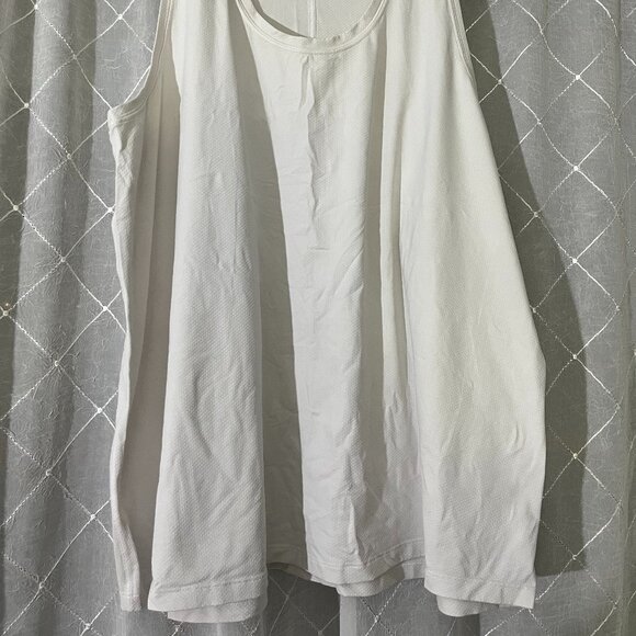 white lululemon tank top size 10 - Picture 2 of 4